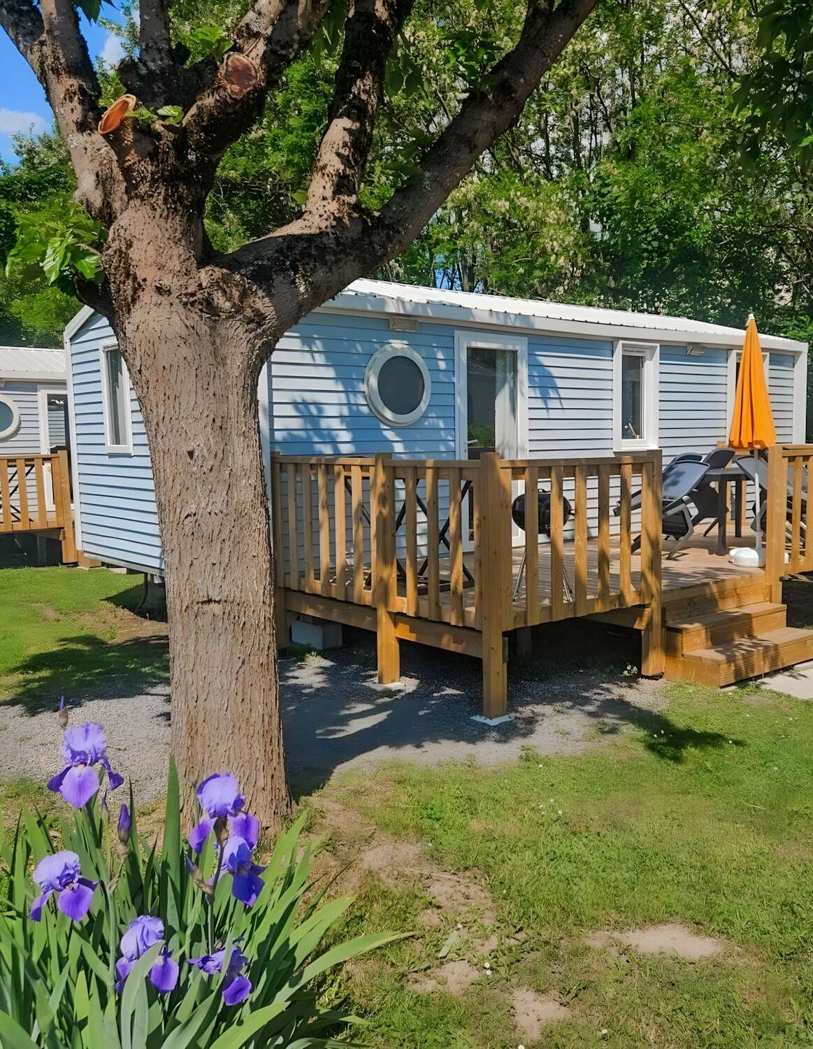 mobil home camping les bergés du célé
